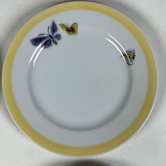 Williams-Sonoma Set of 6 Bugs & Butterflies Appetizer Plates Japan - Picture 5 of 8
